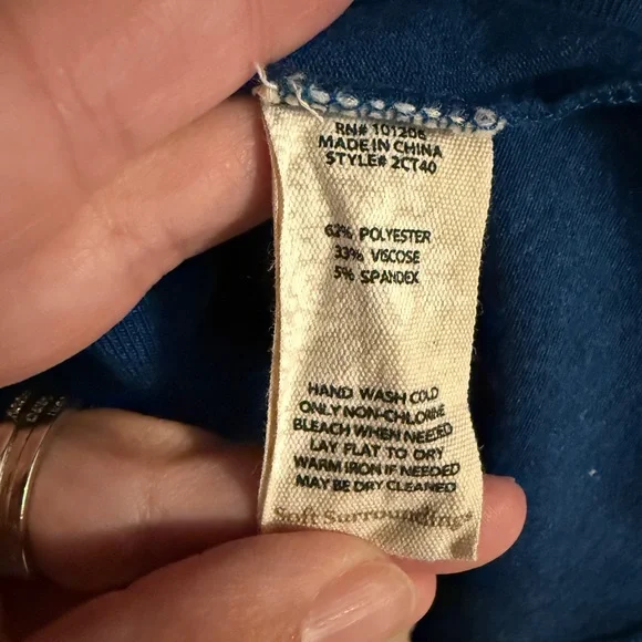 Soft Surroundings Blue Marla Dress - Picture 6 of 8